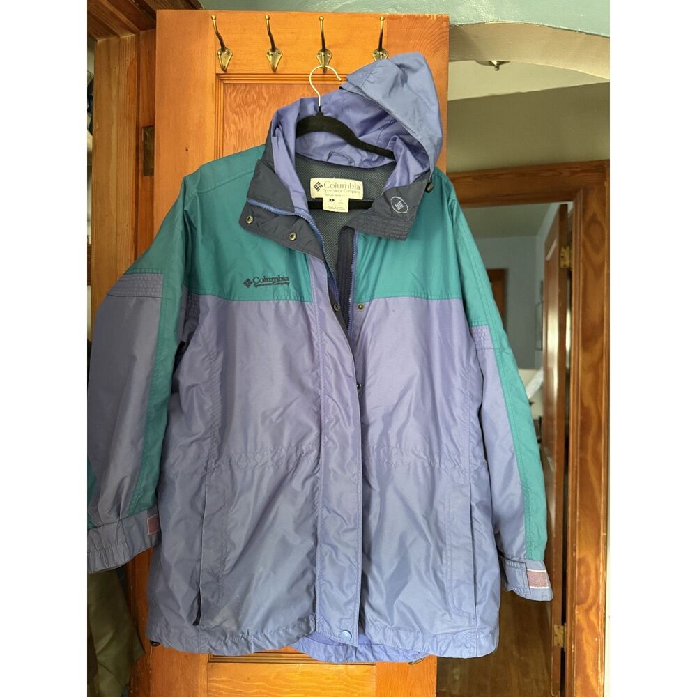 Vintage 90s Columbia Women's Color Block Jacket size L